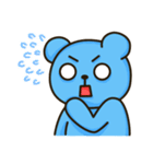 Lovely Blue Bear（個別スタンプ：39）