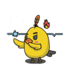 Chubby Quill Chicken and his friend（個別スタンプ：8）