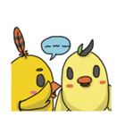 Chubby Quill Chicken and his friend（個別スタンプ：9）