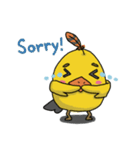 Chubby Quill Chicken and his friend（個別スタンプ：11）