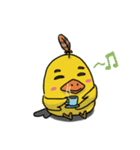 Chubby Quill Chicken and his friend（個別スタンプ：27）