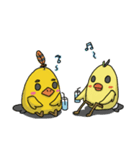 Chubby Quill Chicken and his friend（個別スタンプ：30）