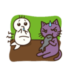 The Stupid Seal and the Moody Cat (J)（個別スタンプ：30）