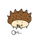 baby hedgehog（個別スタンプ：21）