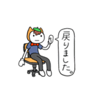 お絵描き猫人間（個別スタンプ：27）