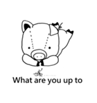 Piggy is coming ( English version 1 )（個別スタンプ：3）