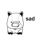 Piggy is coming ( English version 1 )（個別スタンプ：6）