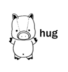 Piggy is coming ( English version 1 )（個別スタンプ：7）