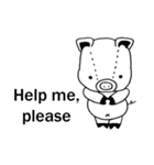 Piggy is coming ( English version 1 )（個別スタンプ：9）