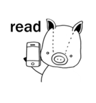 Piggy is coming ( English version 1 )（個別スタンプ：28）