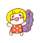 Doodled girls vol.3 日本語版（個別スタンプ：7）