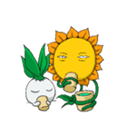 Helianthus ＆ Raphanus（個別スタンプ：30）