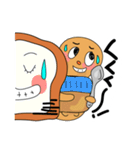 汗かき ピーナッツ（個別スタンプ：12）