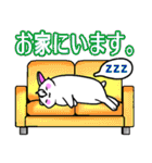 まえがみうさぎ5 【毎日使えるスタンプ】（個別スタンプ：27）