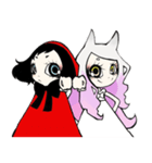 little red hood and the big bad wolf（個別スタンプ：36）