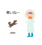 女の子と犬（個別スタンプ：23）