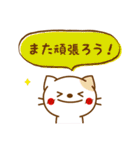 にゃんこいたわりメッセージ（個別スタンプ：6）