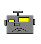 四角ロボットの基本的感情（個別スタンプ：14）