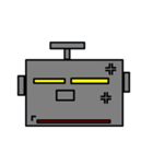 四角ロボットの基本的感情（個別スタンプ：15）