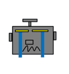 四角ロボットの基本的感情（個別スタンプ：19）