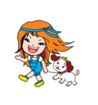 Pat ＆ Puppy（個別スタンプ：4）