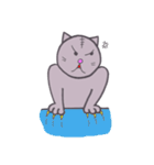 灰色猫（個別スタンプ：30）