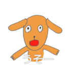 嫁が描いた変な犬（個別スタンプ：36）