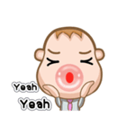 Donut Mouth (English Version)（個別スタンプ：38）