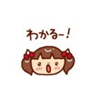 女の子きほんパック（個別スタンプ：7）