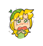 Kyuri the Cucumber Girl（個別スタンプ：3）