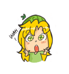 Kyuri the Cucumber Girl（個別スタンプ：21）