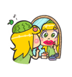 Kyuri the Cucumber Girl（個別スタンプ：37）