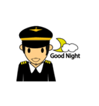 Cute Pilot Cartoons 2（個別スタンプ：2）