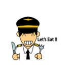 Cute Pilot Cartoons 2（個別スタンプ：3）