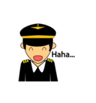 Cute Pilot Cartoons 2（個別スタンプ：5）