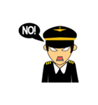 Cute Pilot Cartoons 2（個別スタンプ：6）