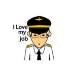 Cute Pilot Cartoons 2（個別スタンプ：18）