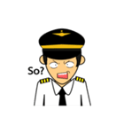 Cute Pilot Cartoons 2（個別スタンプ：22）