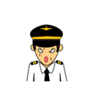 Cute Pilot Cartoons 2（個別スタンプ：31）