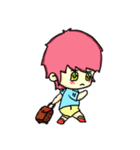 Pink Hair（個別スタンプ：2）