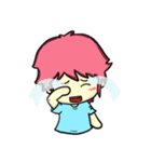 Pink Hair（個別スタンプ：6）