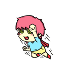 Pink Hair（個別スタンプ：8）