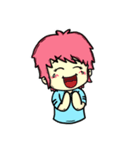 Pink Hair（個別スタンプ：11）