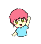 Pink Hair（個別スタンプ：12）