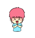 Pink Hair（個別スタンプ：15）