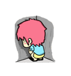 Pink Hair（個別スタンプ：19）