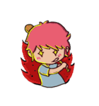 Pink Hair（個別スタンプ：25）