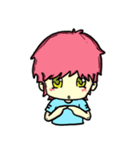 Pink Hair（個別スタンプ：26）