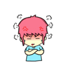 Pink Hair（個別スタンプ：27）