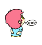 Pink Hair（個別スタンプ：33）